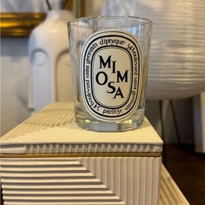 DIPTYQUE Empty Glass Candle Holder 6.5 oz MIMOSA Upcycle Container